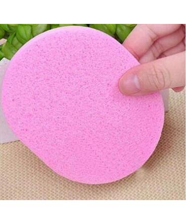 6 Pieces Natural Soft Powder Oval Makeup Sponges Facial Cleansing & Peeling Tools for Flawless Skin - Buy Online on GoSupps.com