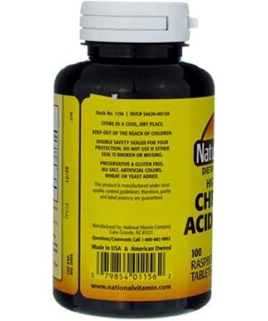 Nature's Blend Acidophilus Chewable Raspberry Flavor - 100 Tablets Pack of 5 - Buy Online on GoSupps.com