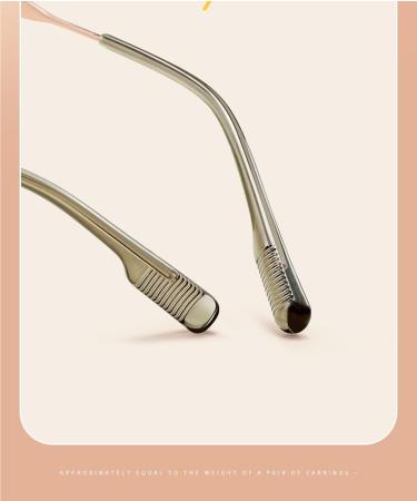 Zhuyiqz Oversized Trendy Reading Glasses - HD Computer Reader Anti-Blue Light Flat Light Clear View (Color: C3 Size: +100) - Buy Online on GoSupps.com