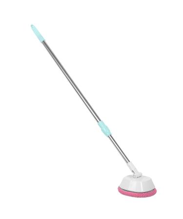 Telescopic Cleaner Mopping Mop Ceiling for Door Floor Window(Rose red)