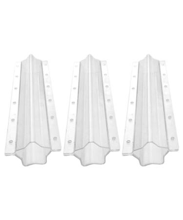 CALLARON Tools 3pcs Vegetable Shaping Mold Strawberry Mold Cucumber Shaping Mold Garden Tool Modeling Flowerpot Toaster Oven 20x5.5cm Transparent