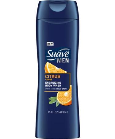 Buy Suave Men Body Wash Citrus & Sage - Energizing Clean Scent 15 oz - Buy Online on GoSupps.com