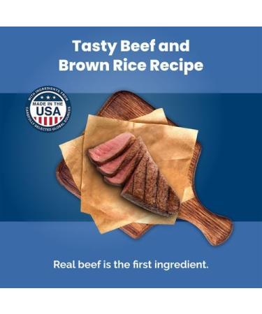 Blue Life Protection Formula Natural Dry Dog Food Adult Beef 2.7kg Small Bag Beef & Brown Rice - Buy Online on GoSupps.com