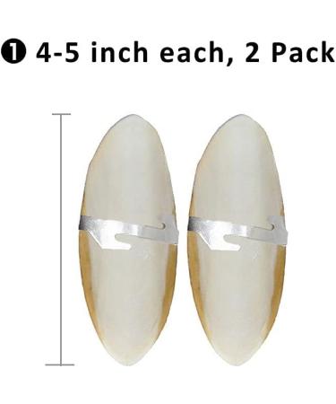 Mivofun Cuttlebone with Holder for Birds - 4-5 Inch Natural Cuttlefish Bone - Pack of 2 | Ideal for Parakeets, Canaries, Cockatiels, Parrots, Snails, Turtles & More - Buy Online on GoSupps.com
