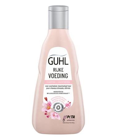 Guhl Ikebana Cosmetics BV Guhl Rich Nutrition Shampoo With Baobab Oil For Overstressed Brittle and Damaged Hair 250 Milliliters