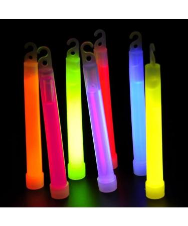 12 Hours Ultra Bright Long Lasting Glow In The Dark Emergency Glow Sticks I Neon Bulk Chem Light Sticks Military Grade Survival Kit for Blackouts  Hurricane  Earthquake  Camping  Fishing & Parties Multi-Colored 6 Inch 48 Pack - Buy Online on GoSupps.com