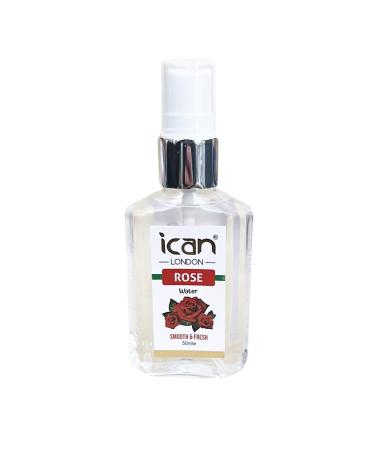 ican London Pure Rose Water Hydrating Facial Mist Spray 50ml