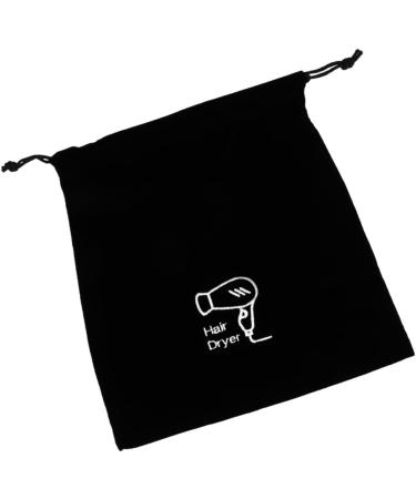 OHPHCALL 4pcs Flannel Hair Dryer Bag Hair Dryer Travel Pouch Makeup Brush Bag Hair Dryer Bag Drawstring Hair Dryer Bag for Travel Hair Dryer Organizer Travel Makeup Bag Travel Bag 26.00X23.00X0.50CMx4pcs Blackx4pcs - Buy Online on GoSupps.com