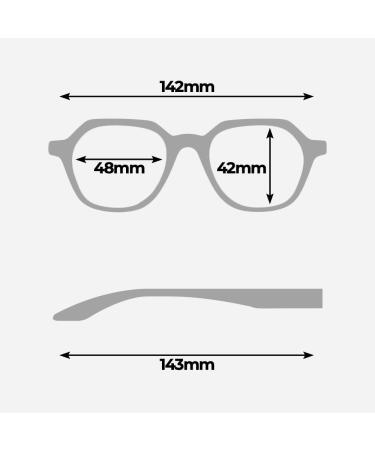 X Frame Blue Light Glasses for Men & Women | BlueBlock Acetate Screen Glasses - Glitzospex - Buy Online on GoSupps.com