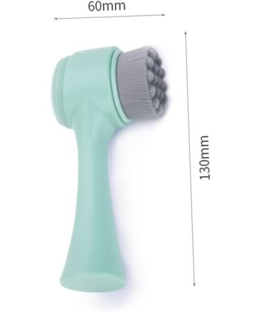 minkissy 1pc Remove Dead Skin De Doble Cara Green Color Greens Manual Face Cleansing Brush Manual Facial Brush Face Cleaning Brush Pores Facial Cleanser Cleaning Artifact Green medium - Buy Online on GoSupps.com