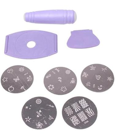 Set Nail Stamp Stencil - DIY Nail Art Image Printing Plate | Original Tool for Stunning Nail Designs - Buy Online on GoSupps.com