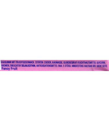 Buy Hubba Bubba Chewing Gum - Fancy Fruit Flavor | 20 Packs (100 Pieces) | International Shipping Available - Buy Online on GoSupps.com