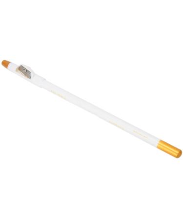 Akozon Akozon Professional Beard Pencil Filler Adjustable Beard Style Tool with Sharpener for Even Growth and Defined Shapes WHITE