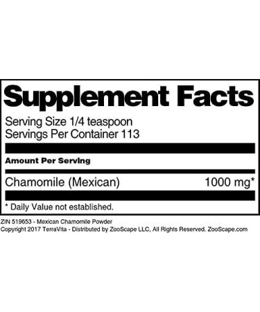 Mexican Chamomile Powder (4 oz ZIN: 519653) - Buy Online on GoSupps.com