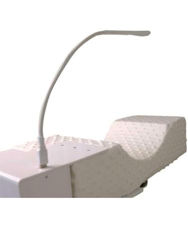 Eyeline Pillow - U-Shaped Eyelash Extension Cushion Set with LED Light | Ergonomic Makeup Pillow for Salons & Home Use | Perfect for Eyelash Extensions & Eyebrow Trimming in White - Buy Online on GoSupps.com
