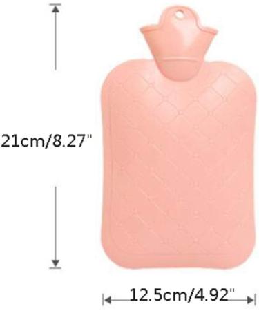 Dlandz Mini Hot Water Bottle - Portable 0.5L Plush Pocket Warmer for Hands Feet & Belly | Ideal Heating Solution - Buy Online on GoSupps.com