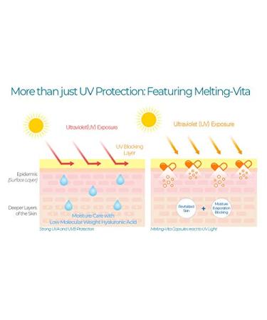 Blanc Doux Oligo Hyaluronic Acid Sunscreen SPF 50+ | Reef-Safe Makeup Base | Vegan for Sensitive & Acne-Prone Skin - Buy Online on GoSupps.com