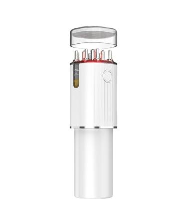Loufy 3-in-1 Vibrating Hair Oil Applicator Red Lights with 70Ml Storage Hair Treatment Growth Applicator