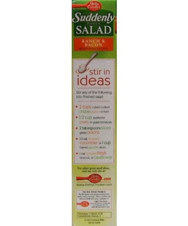 Betty Crocker Suddenly Pasta Salad  Pasta Dinner Kit - Ranch & Bacon - 7.5 oz - Buy Online on GoSupps.com