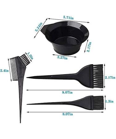 22Pcs DIY Salon Hair Dyeing Set - Complete Kit with Bowl Clips Gloves & Ear Pads for Perfect Hair Color - Buy Online on GoSupps.com