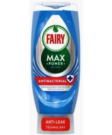 Fairy Max Power Antibacterial Washing Up Liquid 640 ml Tea Tree Extract + Fairy Max Power Original Washing Up Liquid 640 ml - Buy Online on GoSupps.com
