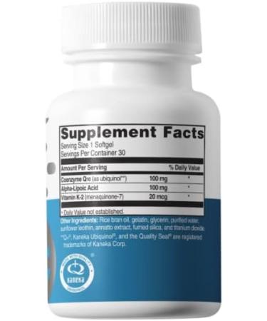 Buy Advanced Bionutritionals Ubiquinol CoQ10 - Boost Energy & Antioxidant Support | 30 Softgels - Made in USA - International Shipping Available - Buy Online on GoSupps.com