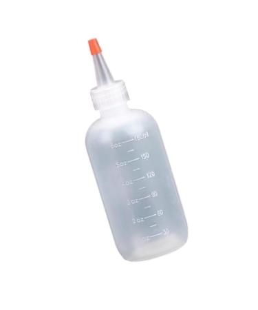 Flacon applicateur portable avec embout pour coloration peinture soins capillaires peinture 180 Ml.