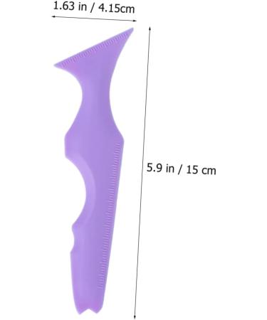 NOLITOY 2pcs Silicone Beauty Ruler Eyeshadow Angled Eyeliner Stencils Makeup Stencils Aid Shield Face - Buy Online on GoSupps.com