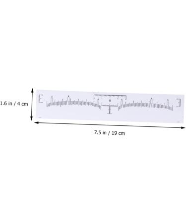 DOITOOL 120pcs Eyebrow Shaping Tool Grooming Tear-off Design Mini Vernier Caliper Calipers Eyebrow Trimming - Buy Online on GoSupps.com