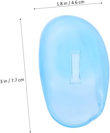 FOMIYES 4 Pairs Ear Plugs Ear Cover Salon Ear Heat Protector Hair Salon Ear Caps Ear Shower Cap Blue Hair Toner Hair Dye Accessories Hair Dye Tools Dye Silicone Ear Water Proof Shield - Buy Online on GoSupps.com