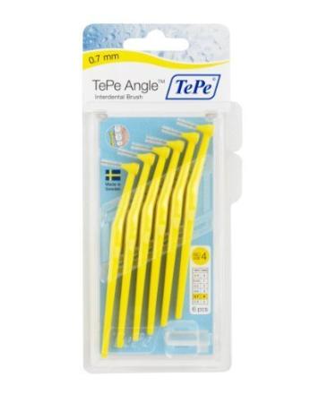 TePe Interdental Brush Angle Yellow 0.7 mm by TePe Munhygienprodukter AB Sweden