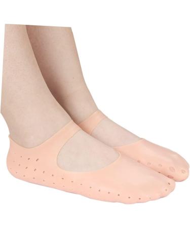 Amosfun 2 Pairs Gel Moisturizing Sleeves Heel Room Socks Height Increase Socks Silicone Moisturizing Socks Lotion Socks Plantar Inserts Lightweight Socks Foot Women's Beach Socks - Buy Online on GoSupps.com