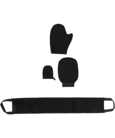 4 pi ces Kit applicateur de Gant autobronzant Double Face floqu Gant exfoliant applicateur de Lotion pour Le Dos - Buy Online on GoSupps.com
