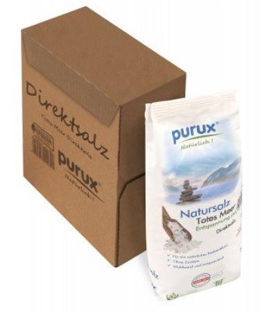 Purux Dead Sea Salt 850g - All-Natural Bath Salt for Relaxation & Skin Health | International Shipping - Buy Online on GoSupps.com