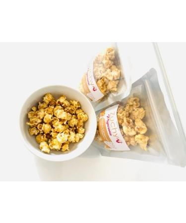 Zuchy Gourmet Popcorn - Bundle Pack of 2. Salted Caramel Gourmet Popcorn. Gluten & GMO free. Suitable for Vegetarians. Natural Ingredients. Air-popped. - Buy Online on GoSupps.com
