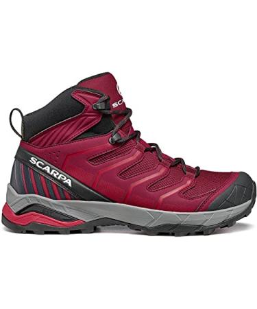 SCARPA Women's Maverick Mid GTX Waterproof Gore-Tex Lightweight Boots for Backpacking and Hiking 5-5.5 Women/4-4.5 Men Red Violet/Cherry