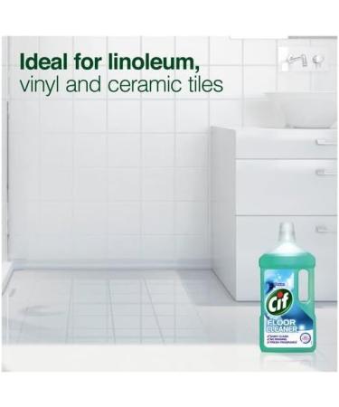 Cif Floor Cleaner All Purpose Cleaner Shiny clean 950ml Ocean Scent 5Pk + Our Gift for You: Organza Small Bag Size: 9x7x0.1cm - Buy Online on GoSupps.com