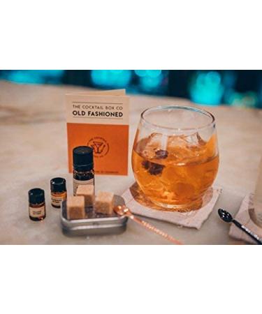Old Fashioned Cocktail Kit - Premium Travel Mixology Set with Muddler, Sugar Cubes, and Bitters | The Cocktail Box Co. Old Fashioned Bar Kit - Buy Online on GoSupps.com