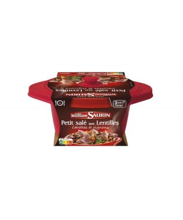 WILLIAM SAURIN - Small Salted Lentil Casserole 400G - Pack of 3
