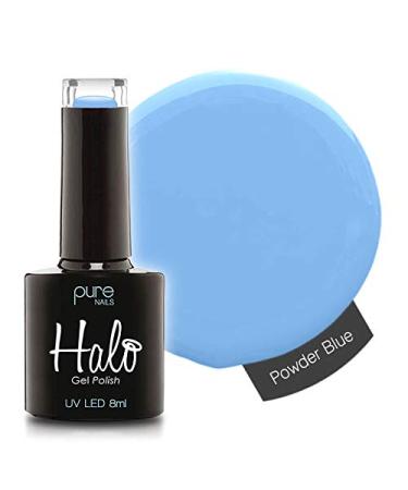Halo Gel Polish *Full Range 8ml* **CHOOSE YOUR COLOUR(S)** (Powder Blue N2840) Powder Blue N2840 8 ml (Pack of 1)