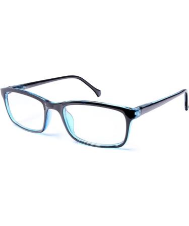 Blue Light Blocking Reading Glasses for Men & Women | Anti Eyestrain Computer & Gaming Glasses +2.00 Strength - Buy Online on GoSupps.com