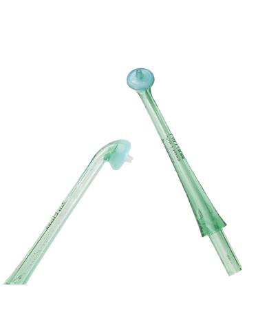 2PCS Flosser Replacement Tips,Oral Irrigator Nozzle Fit for Philips Soni Care AirFloss HX8211/HX8240/HX8140/HX8141,Flosser Replacement Heads Compatible with Philips Oral Irrigator & Dental Flosser Green
