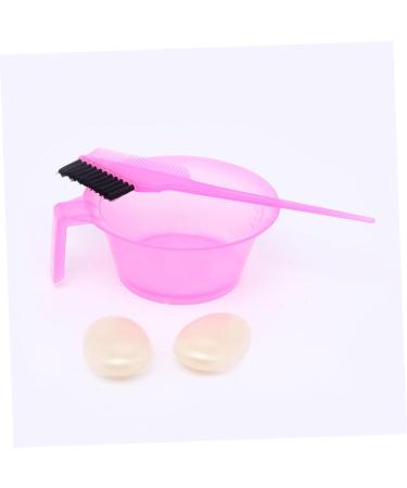 FRCOLOR 4 Sets Hair Dye Bowl Hair Paint Brush Hair Salon Tool Hair Dyeing Supplies Hair Coloring Brushes Hair Dyeing Comb Hair Dyeing Brush Hair Coloring Kit Baking Oil Inverted Film Pink - Buy Online on GoSupps.com