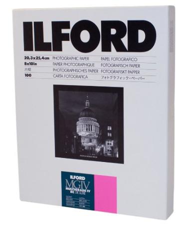 Ilford Multigrade IV RC Deluxe Resin Coated VC Paper, 8x10, 100 Pack (Glossy)