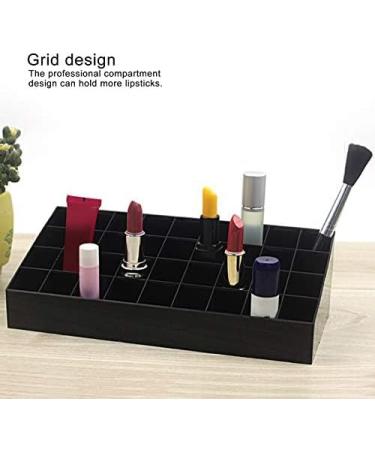 Buy Socobeta Lipstick Rack Container - 36 Grid Makeup Storage Box & Organizer (Black) for Desktop | International Shipping Available - Buy Online on GoSupps.com