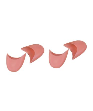 FOMIYES 2 Pairs Toe Caps Shoe Inserts Silicone Toe Pads Protective Sleeve Fore Foot Cushion Toes Cover Foot Separating Socks Ffore Foot Sole Silicone Tiptoe