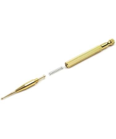 Minkissy Ear Tools - Facial Reflex Massage Acupressure Point Probe Brass Injection & Elasticity Gold Color - Buy Online on GoSupps.com