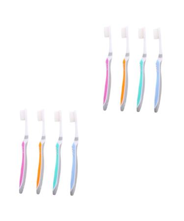 Clispeed 8 Stk Ultrafine soft toothbrush portable travel toothbrush men toothbrush children's toothbrush toothbrush care micro-nano toothbrush manual captivity travel