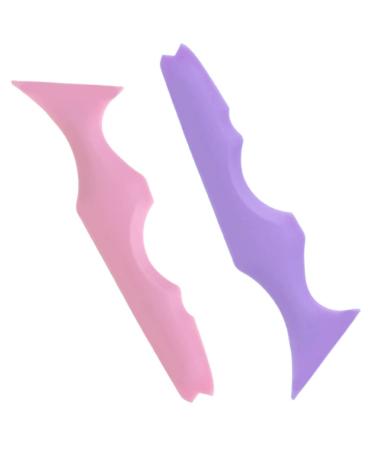 Beavorty Silicone Eyeliner 2pcs Silicone Beauty Ruler Lash Applicator Facial Supplies Facial Tools Make up Tools Pads Face