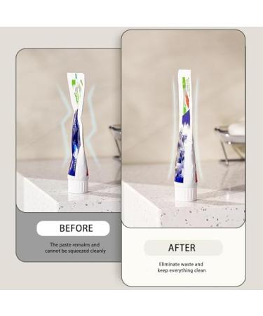 2024 Toothpaste Squeezer Roller Toothpaste Tube Squeezer Dispenser Squeezer with Rotatable Handle Non-Punching Toothbrush Paste Storage Rack - Buy Online on GoSupps.com